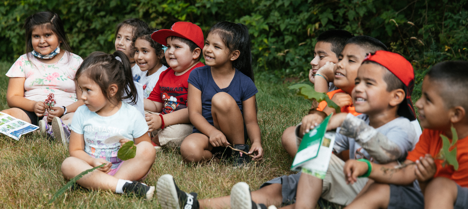 Children participate in Capaces Leadership Institute's summer learning program in 2021.